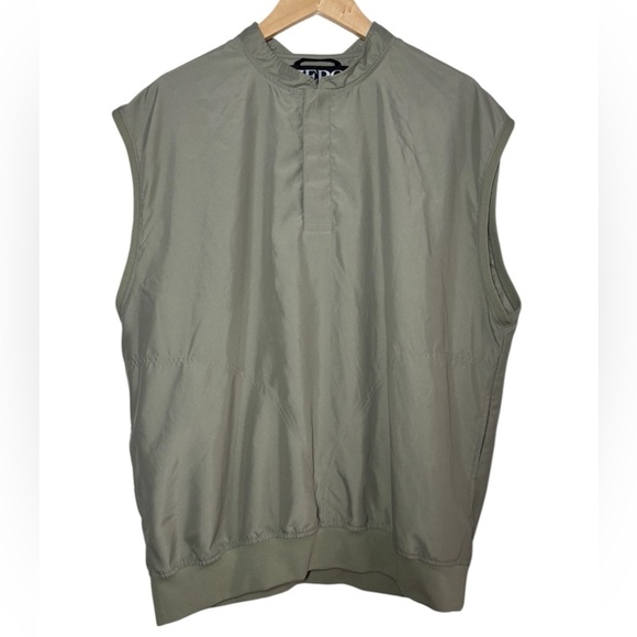 Zero Restriction Mens Outerwear Golf Vest Windbreaker Large Light Green Made USA - Picture 1 of 11